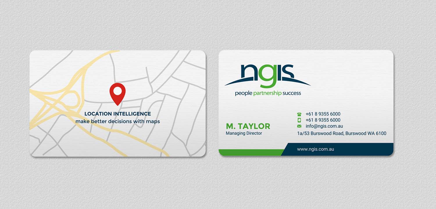 Diseño de Tarjeta de Presentación por INDIAN_Ashok para NGIS Australia | Diseño #15560551