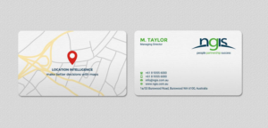Visitenkarten-Design von INDIAN_Ashok für NGIS Australia | Design: #15560552