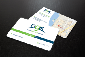 Location services company card | Visitenkarten-Design von Stream Graphics