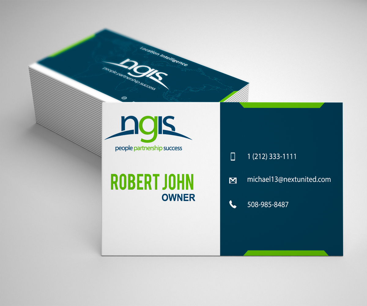 Diseño de Tarjeta de Presentación por Media Rockers para NGIS Australia | Diseño #15564561