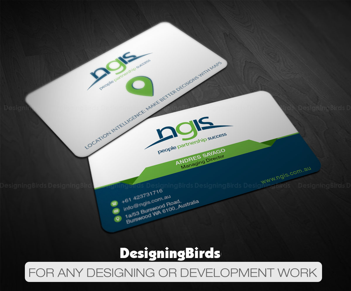 Business Card Design by Designing Birds for NGIS Australia | Design #15565894