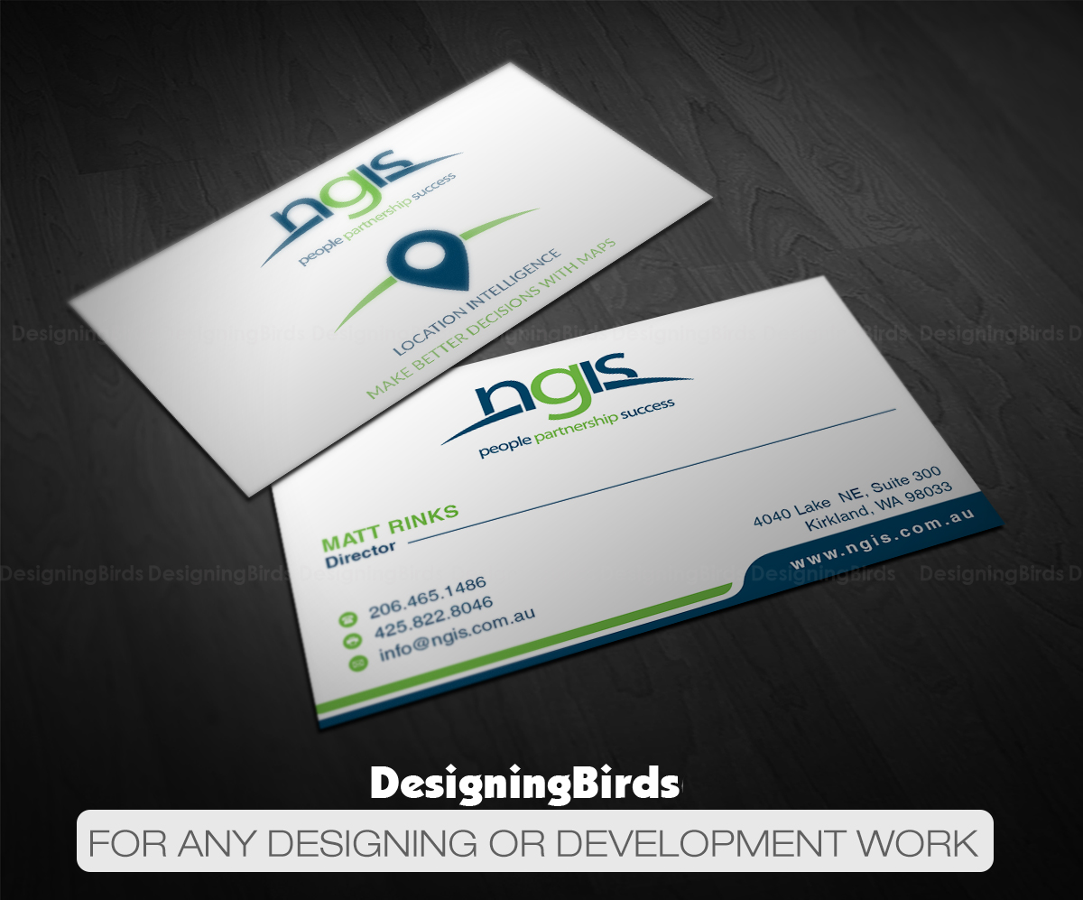 Business Card Design by Designing Birds for NGIS Australia | Design #15565898