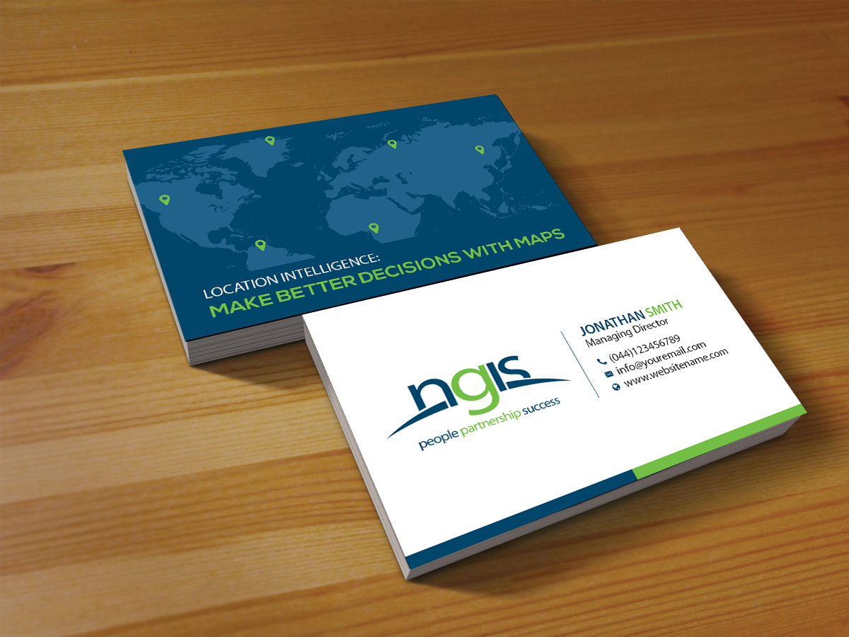 Business Card Design by Creations Box 2015 for NGIS Australia | Design #15564375