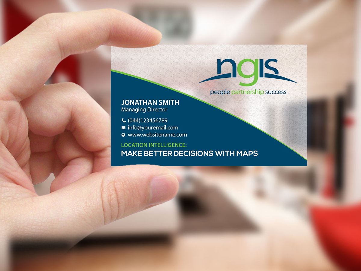 Business Card Design by Creations Box 2015 for NGIS Australia | Design #15564376