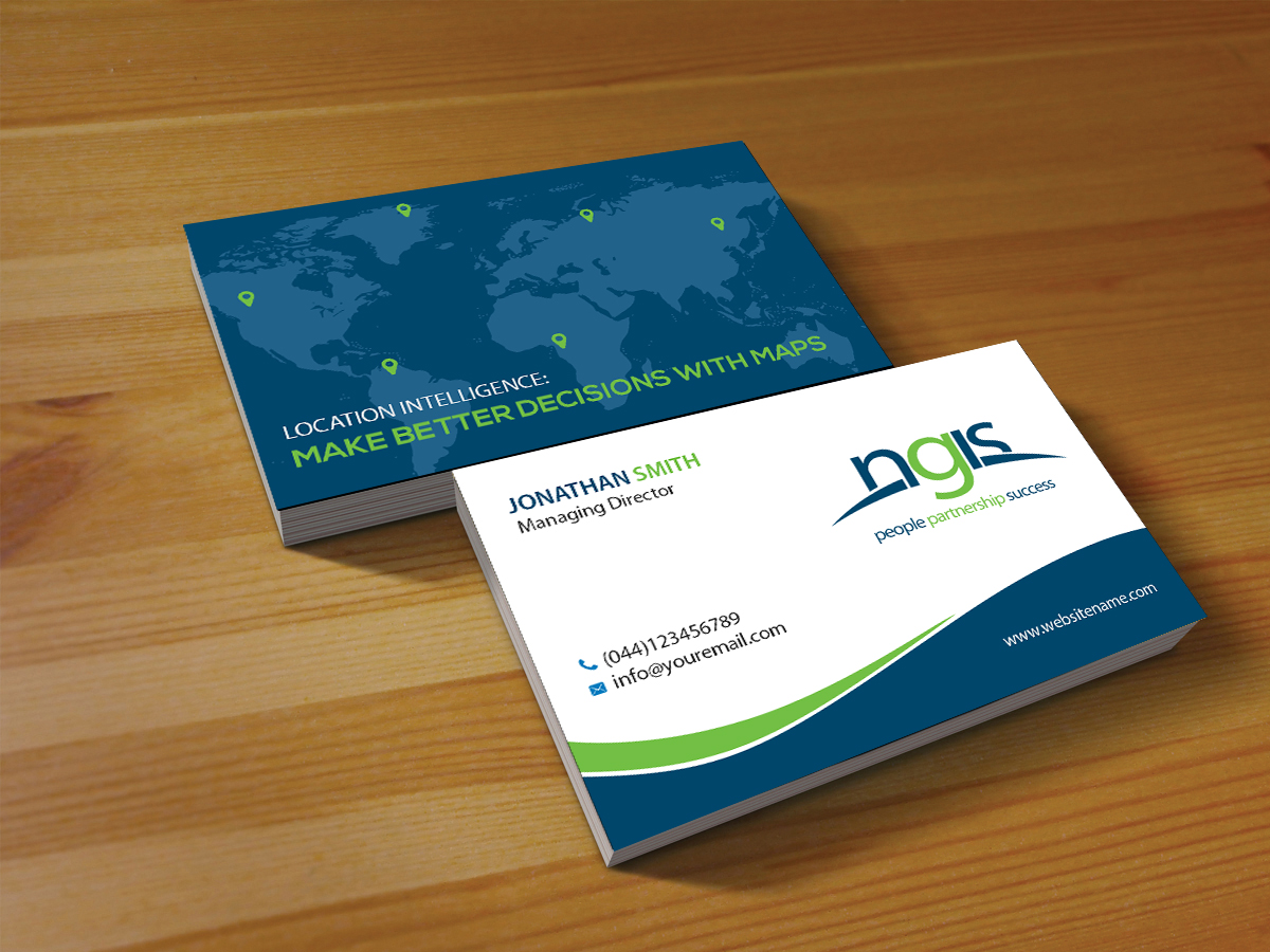 Business Card Design by Creations Box 2015 for NGIS Australia | Design #15564379