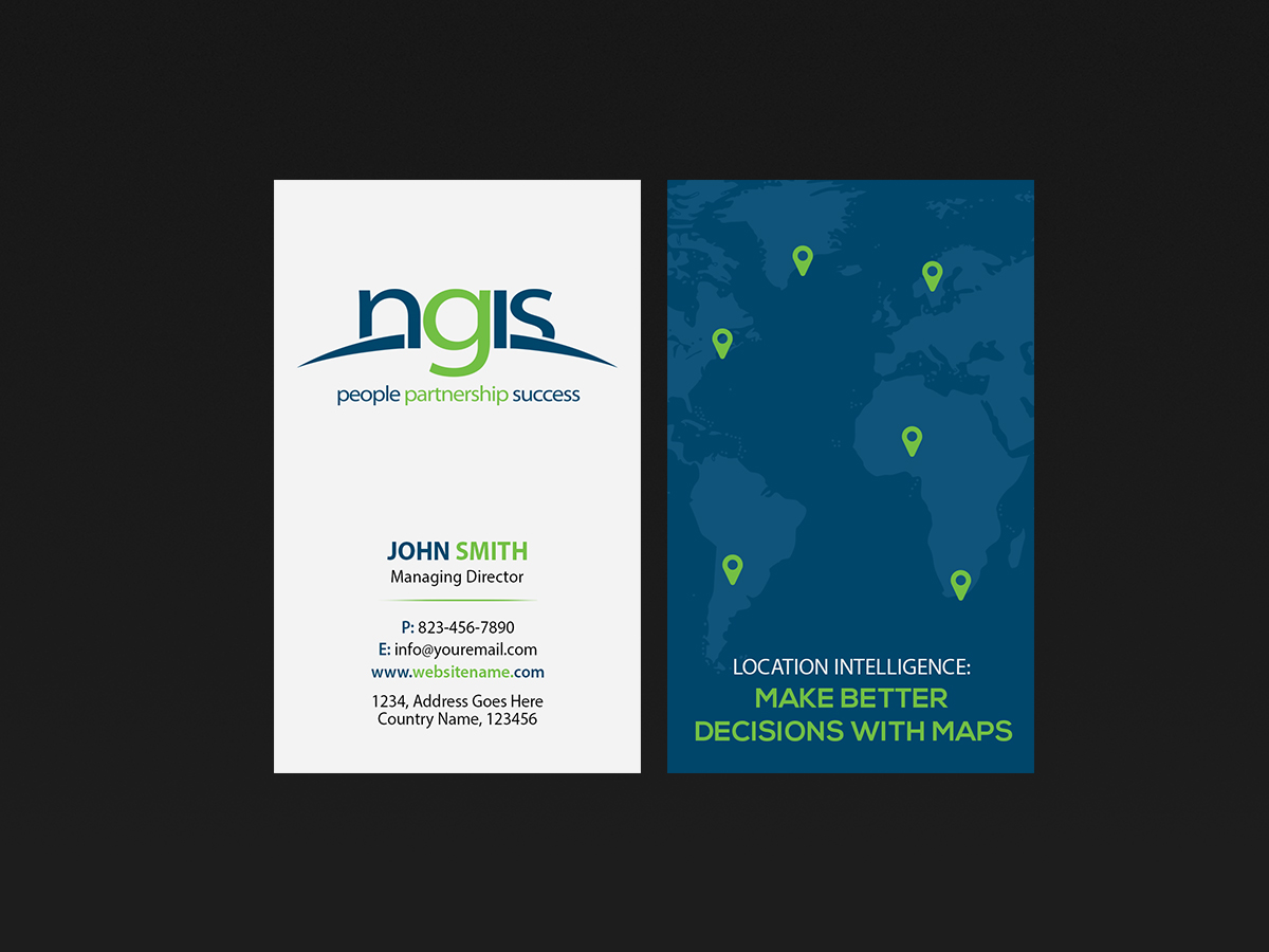 Business Card Design by Creations Box 2015 for NGIS Australia | Design #15564384