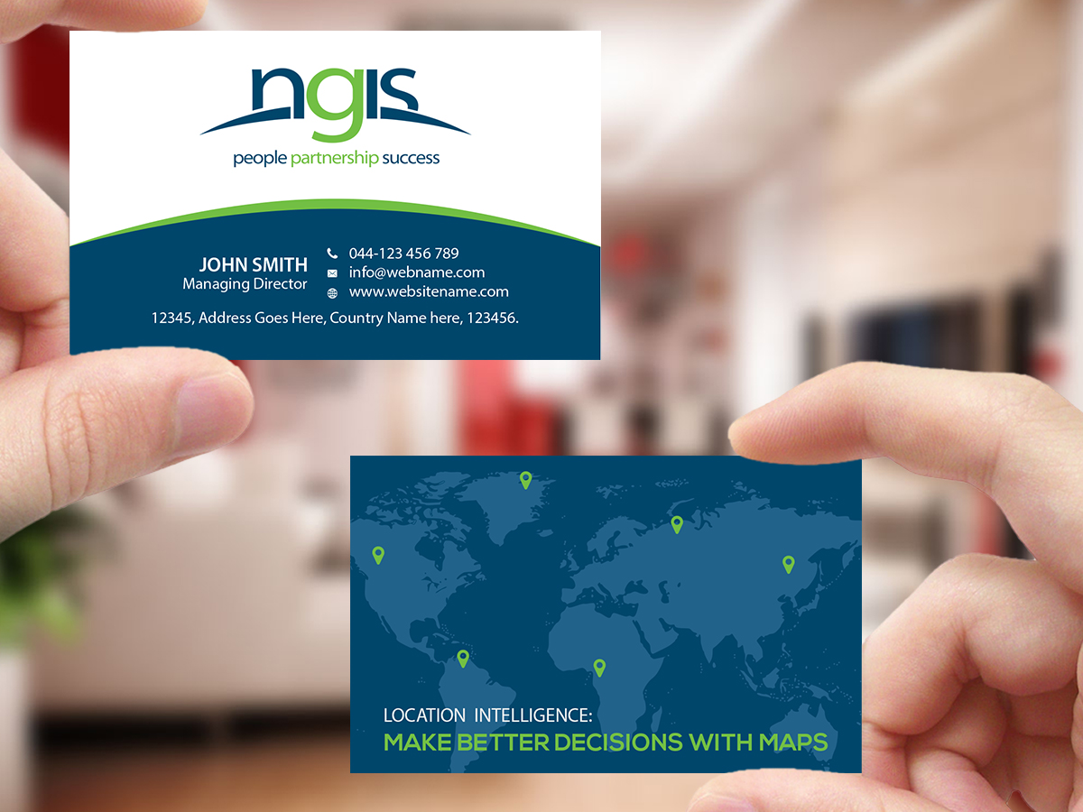 Business Card Design by Creations Box 2015 for NGIS Australia | Design #15564468