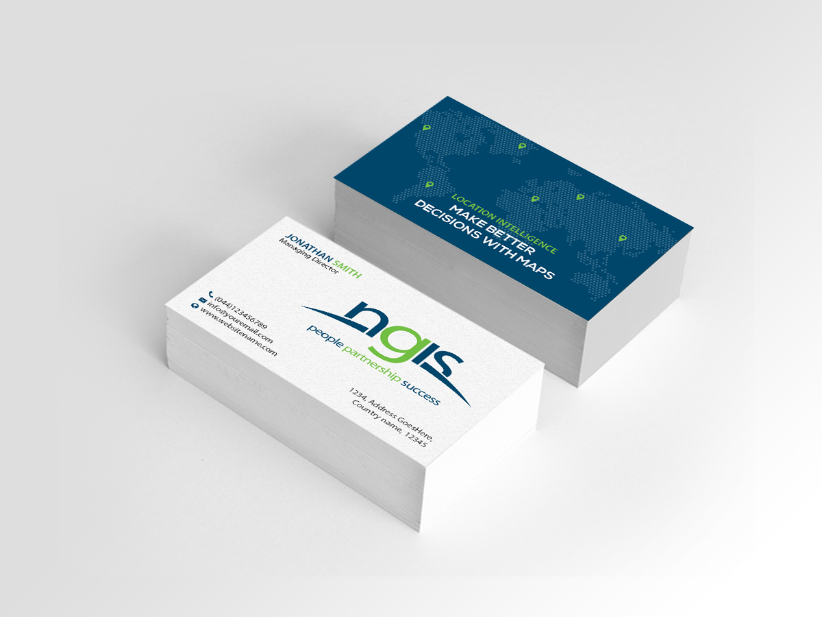 Design de Carte de Visite par Creations Box 2015 pour NGIS Australia | Design #15568820