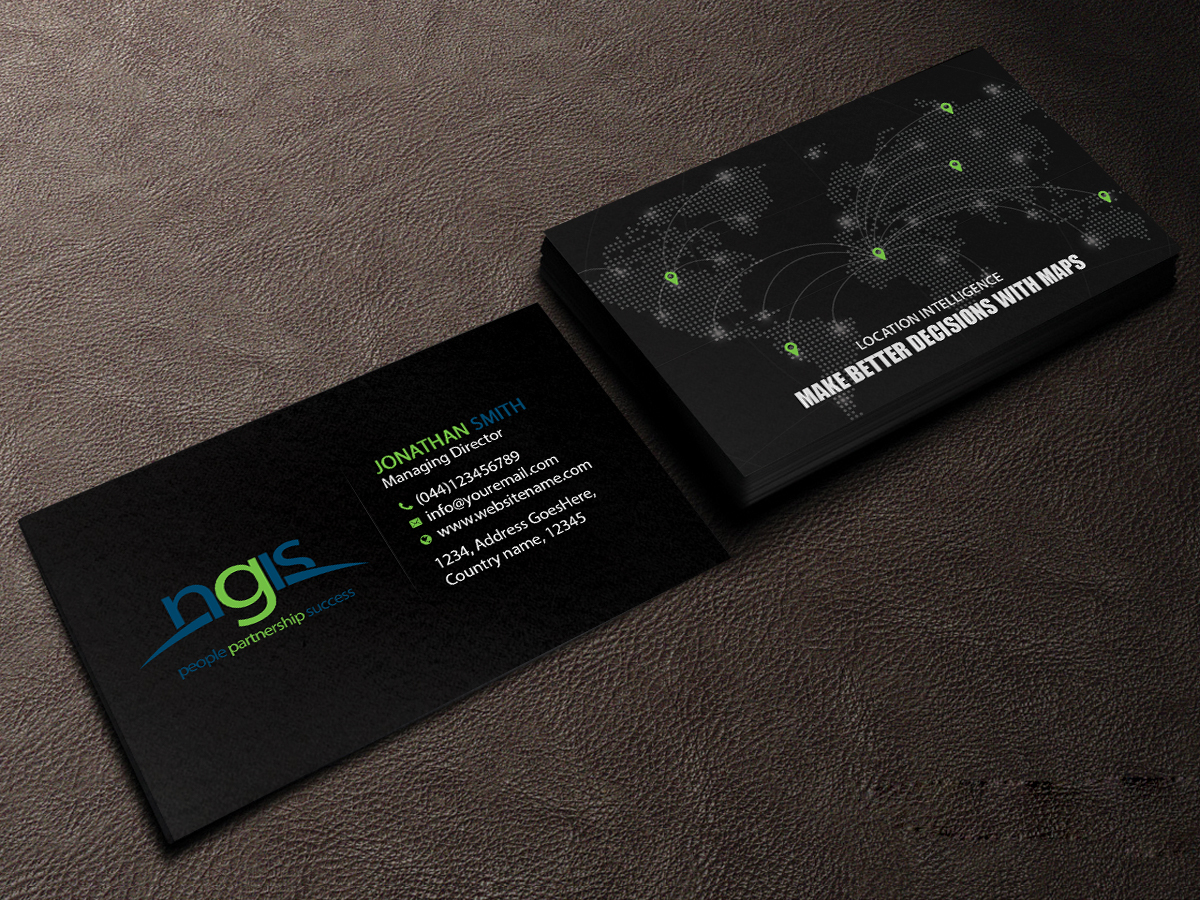 Business Card Design by Creations Box 2015 for NGIS Australia | Design #15568821