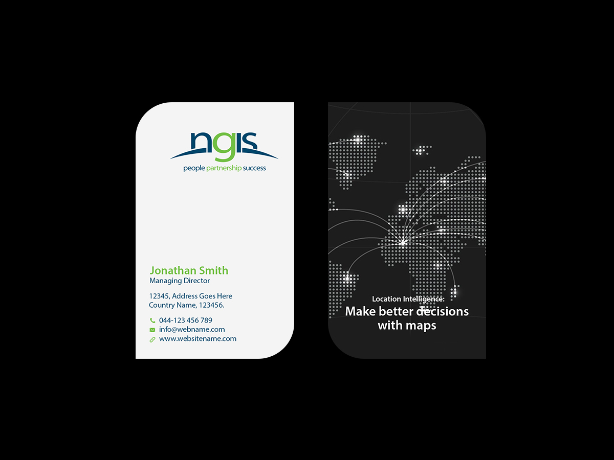 Business Card Design by Creations Box 2015 for NGIS Australia | Design #15570636