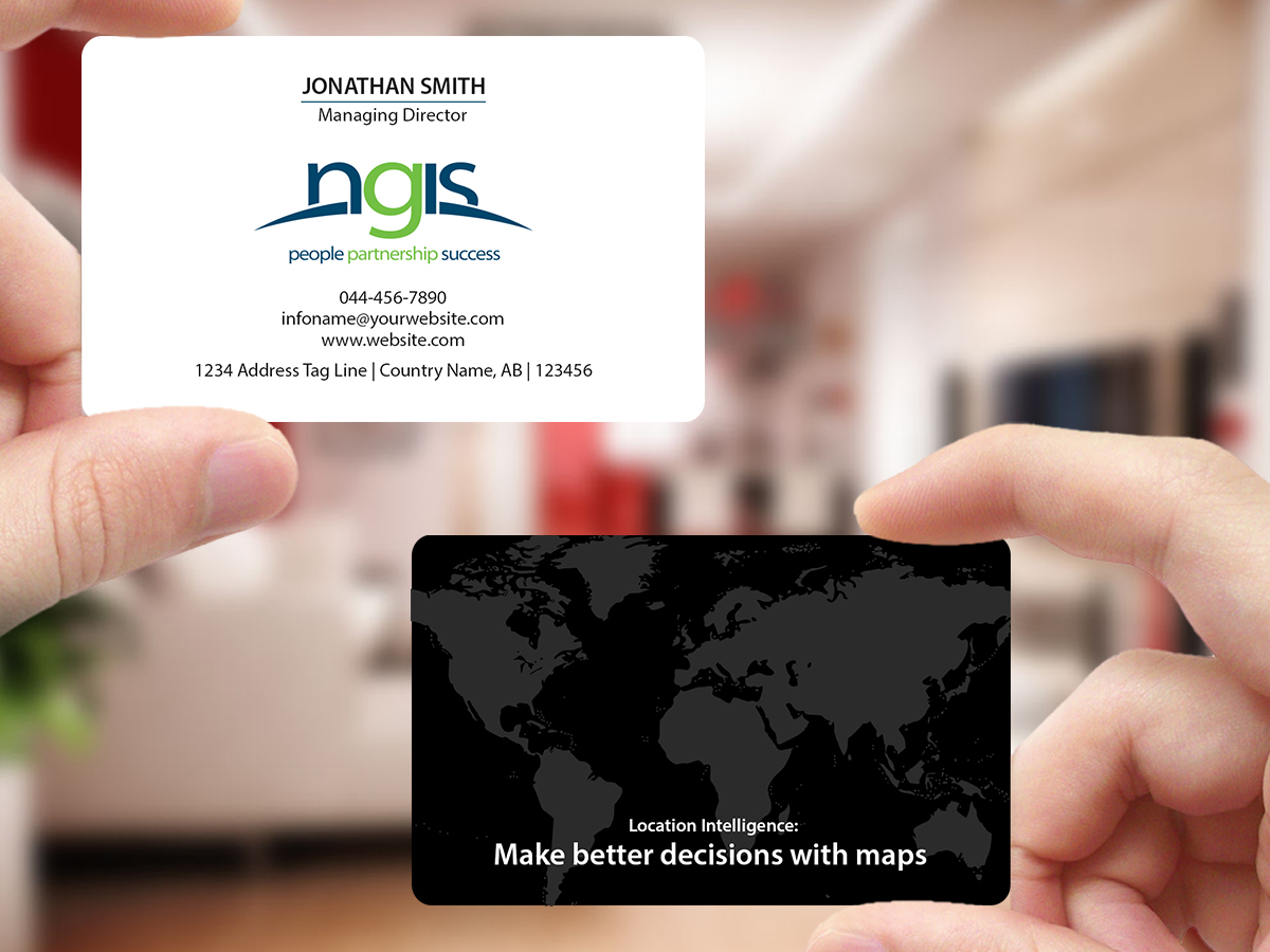 Business Card Design by Creations Box 2015 for NGIS Australia | Design #15570638