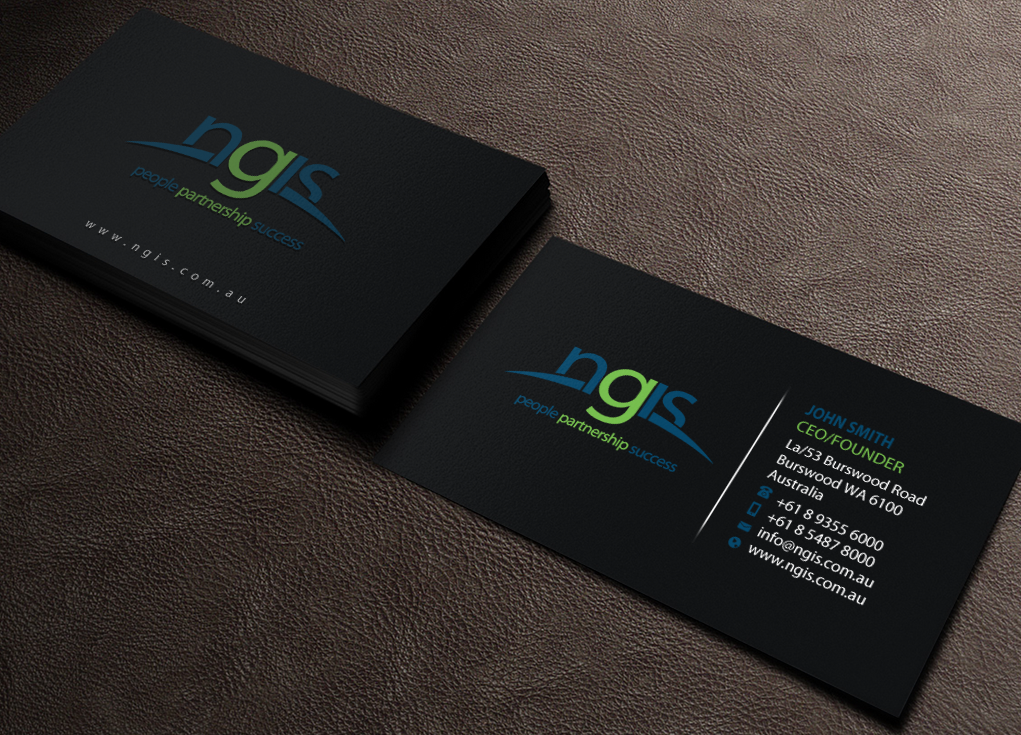 Visitenkarten-Design von Brand aid für NGIS Australia | Design #15563171