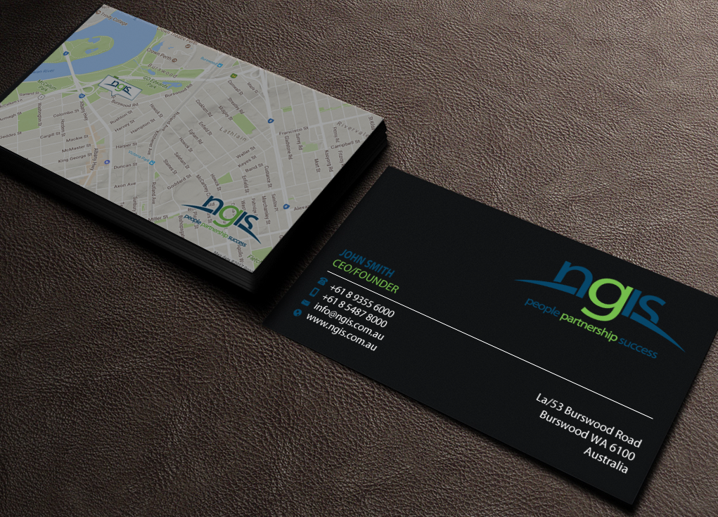 Visitenkarten-Design von Brand aid für NGIS Australia | Design #15563173