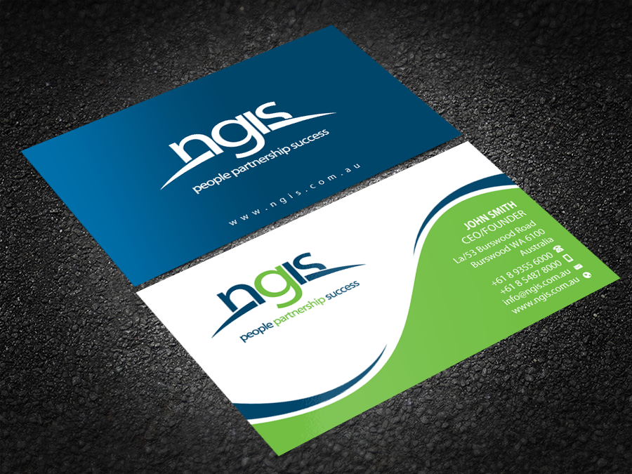 Diseño de Tarjeta de Presentación por Brand aid para NGIS Australia | Diseño #15563246