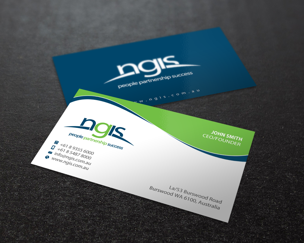 Diseño de Tarjeta de Presentación por Brand aid para NGIS Australia | Diseño #15563250