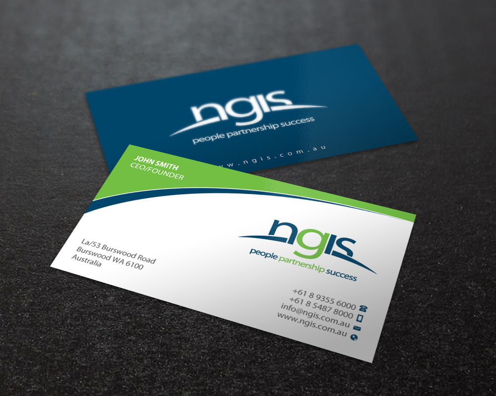 Diseño de Tarjeta de Presentación por Brand aid para NGIS Australia | Diseño #15563256