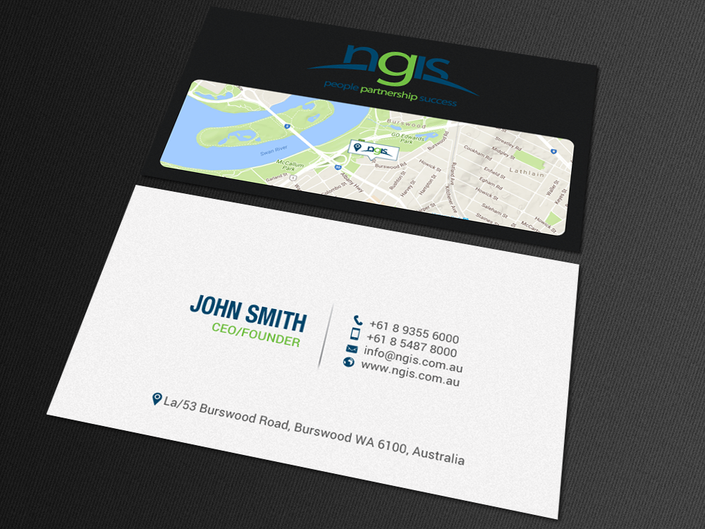 Diseño de Tarjeta de Presentación por chandrayaan.creative para NGIS Australia | Diseño #15563331