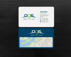 Business Card Design by chandrayaan.creative for NGIS Australia | Design: #15563333