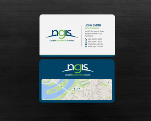 Business Card Design by chandrayaan.creative for NGIS Australia | Design: #15563334