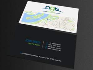Business Card Design by chandrayaan.creative for NGIS Australia | Design: #15563336