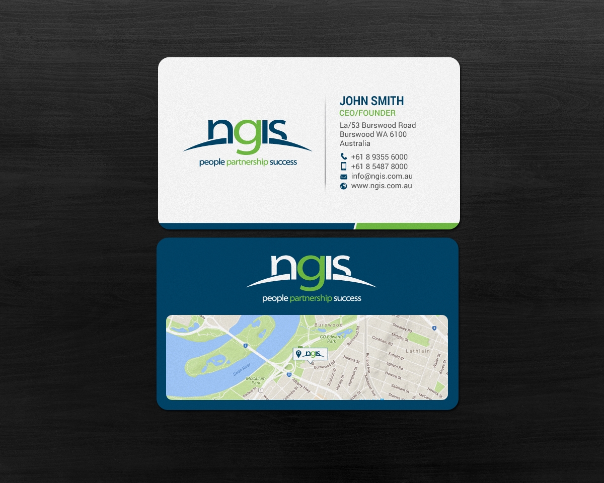 Design de Carte de Visite par chandrayaan.creative pour NGIS Australia | Design #15563389