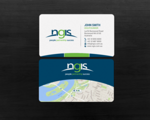 Business Card Design by chandrayaan.creative for NGIS Australia | Design: #15563391