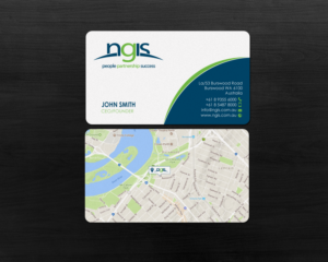Business Card Design by chandrayaan.creative for NGIS Australia | Design: #15563397