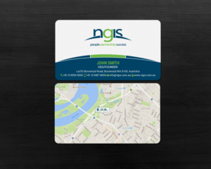Business Card Design by chandrayaan.creative for NGIS Australia | Design: #15563398