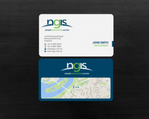 Business Card Design by chandrayaan.creative for NGIS Australia | Design: #15563507