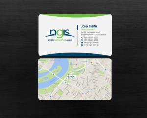 Business Card Design by chandrayaan.creative for NGIS Australia | Design: #15563508
