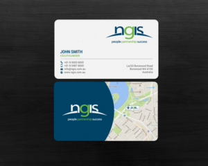 Business Card Design by chandrayaan.creative for NGIS Australia | Design: #15563509