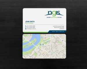 Business Card Design by chandrayaan.creative for NGIS Australia | Design: #15563513