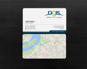 Business Card Design by chandrayaan.creative for NGIS Australia | Design: #15563563