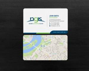 Business Card Design by chandrayaan.creative for NGIS Australia | Design: #15563564