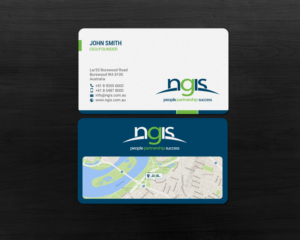 Business Card Design by chandrayaan.creative for NGIS Australia | Design: #15563566