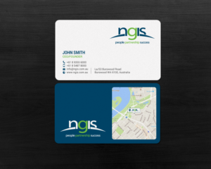 Business Card Design by chandrayaan.creative for NGIS Australia | Design: #15563567