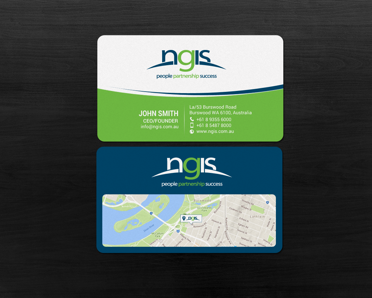 Business Card Design by chandrayaan.creative for NGIS Australia | Design #15565160