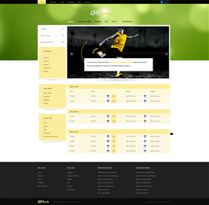 Web Design by aarsita for GHL Sports Ltd | Design #2929923