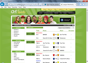 Web Design by srividhya for GHL Sports Ltd | Design: #2919194