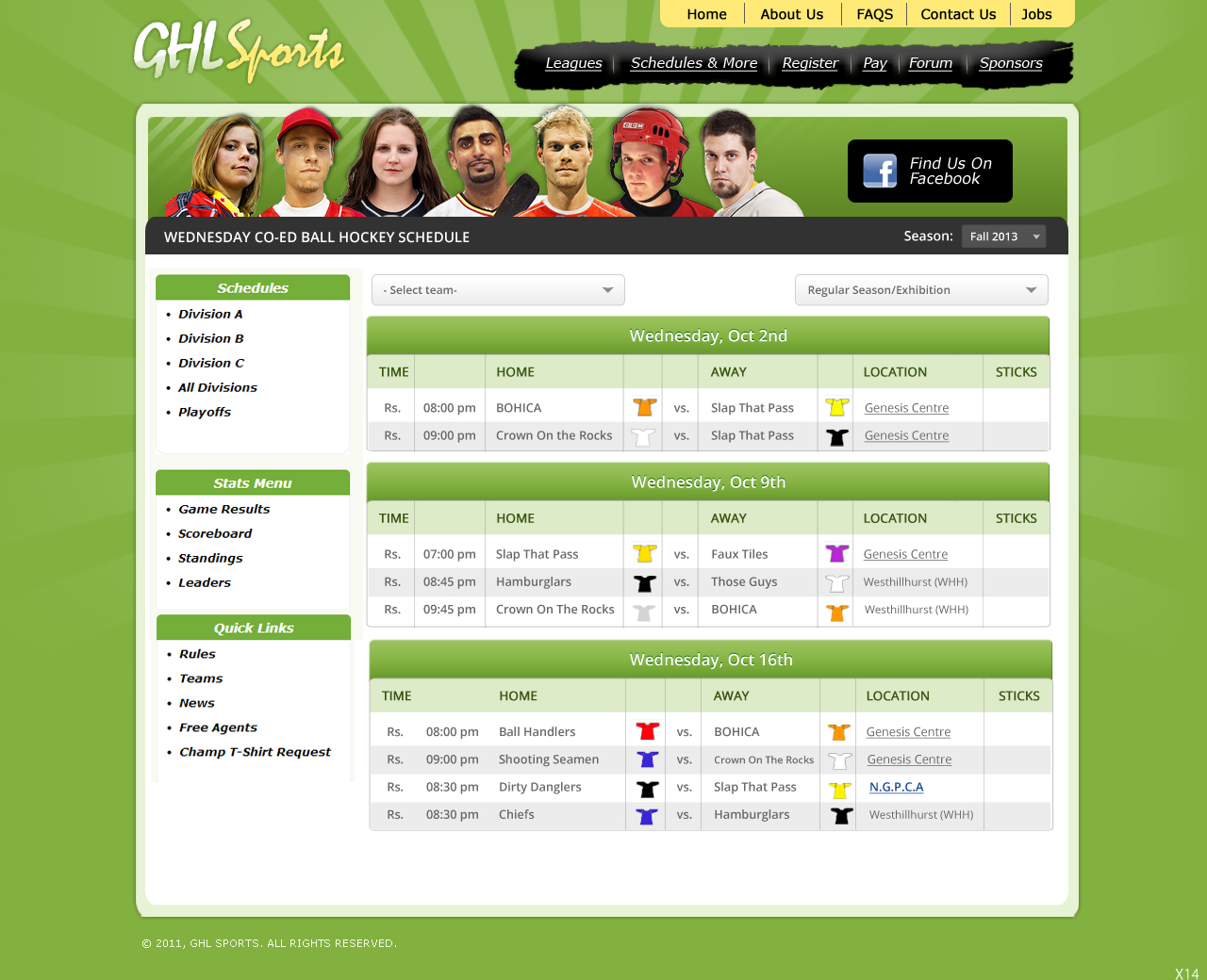 Web Design by pb for GHL Sports Ltd | Design: #2933297