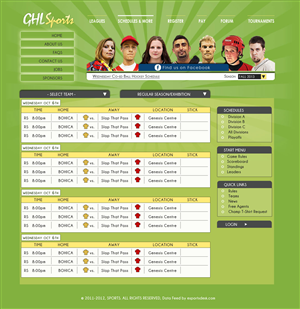 Web Design by Bling Connect Ink for GHL Sports Ltd | Design: #2923779