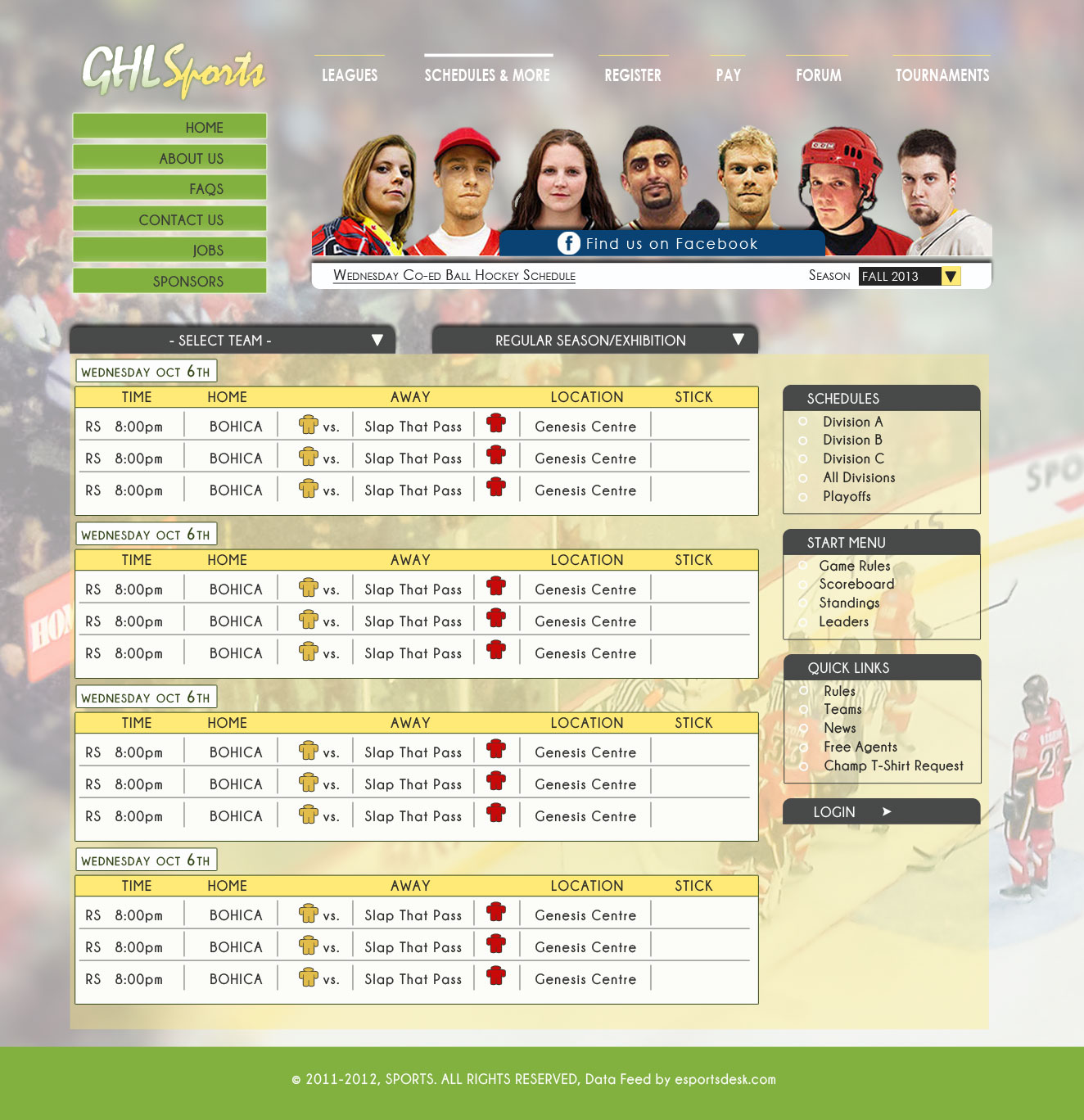 Web Design by Bling Connect Ink for GHL Sports Ltd | Design #2923790