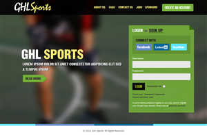 Web Design by Creative Usha for GHL Sports Ltd | Design: #2973868