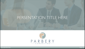 PowerPoint Design by Best Design Hub for Parbery Consulting | Design: #15559418