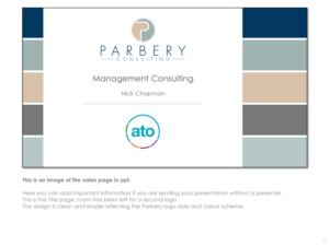 PowerPoint Design by Presentation Professional PowerPoint Keynote for Parbery Consulting | Design: #15559320
