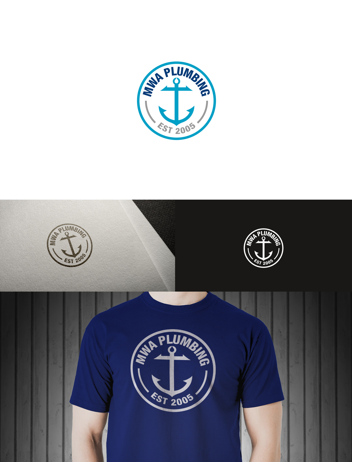 Diseño de Logo por ideaz2050 para MWA Plumbing | Diseño #15553465