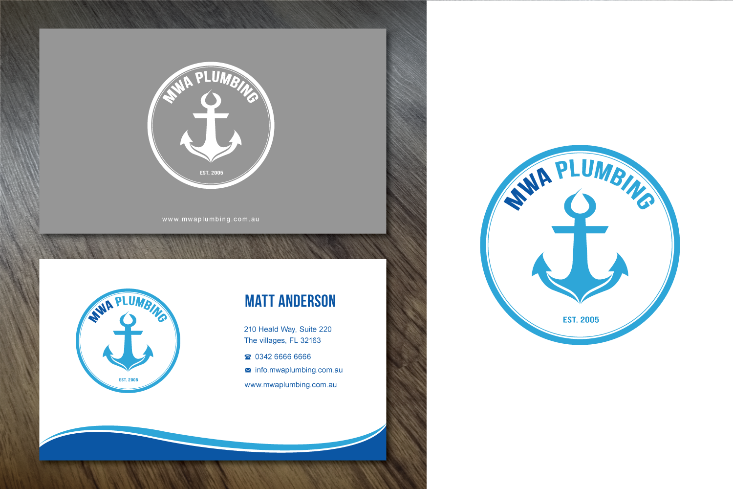 Diseño de Logo por H4R5Z para MWA Plumbing | Diseño #15553697