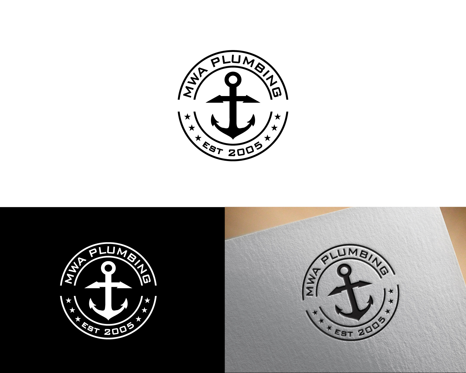 Diseño de Logo por Atec para MWA Plumbing | Diseño #15567760