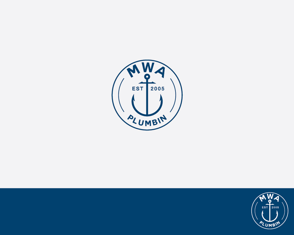 Diseño de Logo por Deep Night para MWA Plumbing | Diseño #15553276