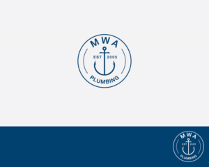 Logo Design by Deep Night for MWA Plumbing | Design: #15553780